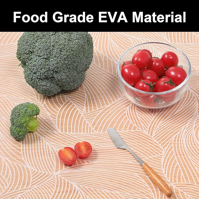 Cooyes Shelf Liners for Kitchen Cabinets, Refrigerator Liners Waterproof & Oil-Proof Kitchen Cupboard Liner Drawer Mats EVA Material Non Adhesive Fridge Liner for Shelves（17.5" W x 360" L） - Image 5