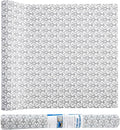 18" W x 96" L Floral Drawer and Shelf Liner for Cabinets, Non-Adhesive Strong Grip Non-Slip Flower Shelf Cabinet Kitchen Shelf Liners for Kitchen Cabinets by DwellAid