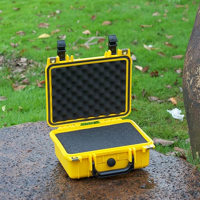 MEIJIA Portable All Weather IP67 Waterproof Protective Case,Hard Camera Case,Dry Case with Customizable Foam,Fit Use Of Drones,Camera,Equipments,10.62 x9.68x4.87inches - Image 4