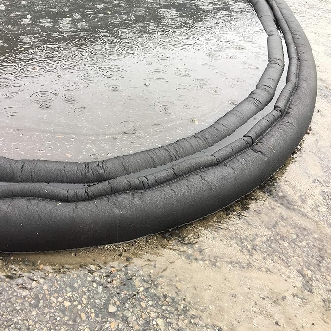 Quick Dam Water Activated 5ft Flood Barrier, Reusable Water Absorbers for Diverting Water, Protects from Rain, Spills, Leaks, Floods & More, - Pack of 16 - Image 4