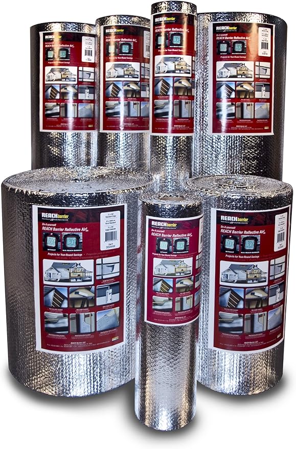 DD24100 Double Reflective Air, Polyethylene Insulation Roll, (2 ft x 100 ft), Sound Reduction, Easy Installation, for Attics, Exterior and Interior Walls, Garage Ceilings, and More - Image 5