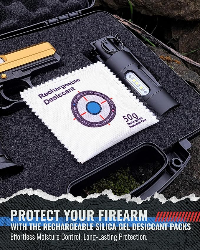 Rechargeable Desiccant Pack and Cedar Mill Fine Firearms Micro 9mm Gun Cleaning Kit - Image 2