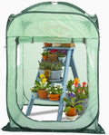 Porayhut Pop Up Greenhouse Tent,Portable X-Large Walk-in Flower House ,Indoor Outdoor Gardening Plant Sunshine Room with PE Mesh Cloth Cover for Protecting Plant from Cold Frost & Birds by porayhut