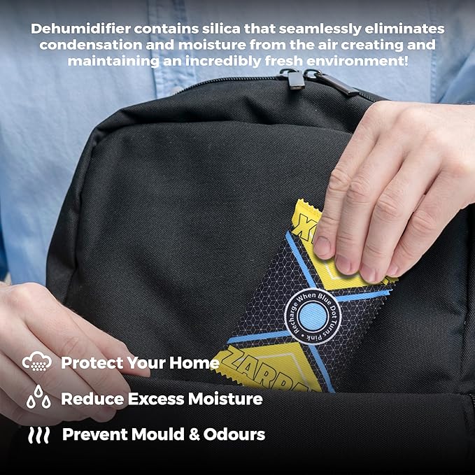 125g Rechargeable Desiccant Packs Dehumidifier Bag - 24 Pack - Moisture Absorbers For Safes, Car, Bathroom, Storage, Garage - Moisture Remover Eliminates Humidity - Reusable Desiccant Bags - Image 2