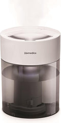 HoMedics Humidifiers for Bedroom, Home, Nursery, Office and Plants. Total Comfort UV-C Ultrasonic Humidifier, Leak Resistant Design, 0.97 Gallon Tank, 35 Hour Run Time, Quiet, Cool Mist, Night Light by Homedics