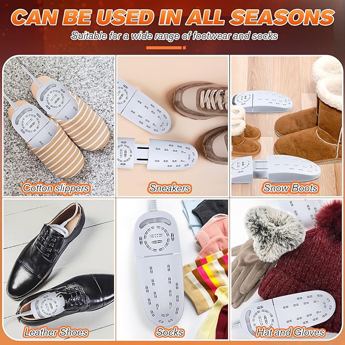 Shoe Dryers Portable, Boot Dryer, Telescopic Electric Shoe Warmer Machine for Sneaker Socks Gloves - Image 5
