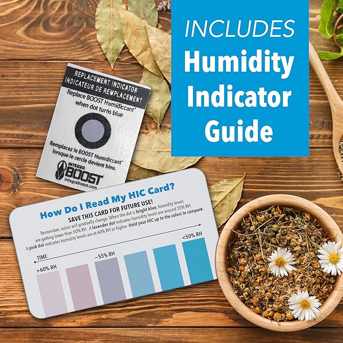 Integra Boost 2-Way Humidity Control Pack - Preserve Flavor & Control Humidity at 62% RH - Moisture Absorber for Herbs, Spices & More - 4 Gram (Pack of 50) - Image 4