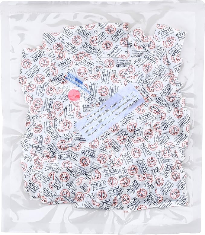 FreshUS 50cc oxygen absorber(200 packets in a bag, total 200 packets) - long term food storage (200, 50 cc) - Image 2