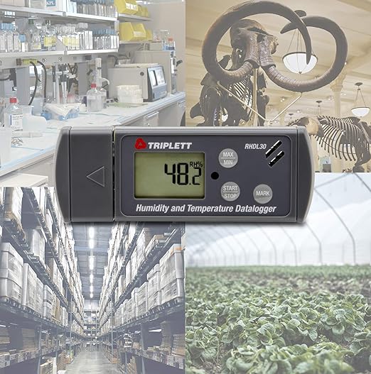 Triplett RHDL30 Temperature / Humidity PDF Data Logger with Certificate of Traceability to NIST - Record 24,000 Readings Each - Image 3