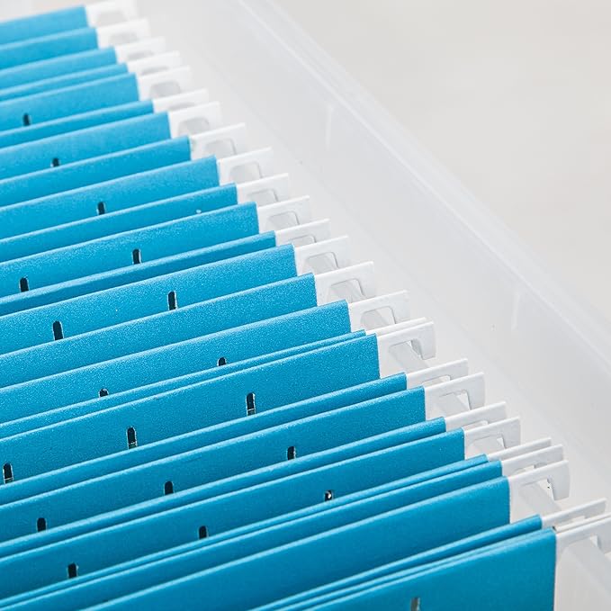 IRIS USA 32 Quart WEATHERPRO Plastic Storage Box with Durable Lid and Seal and Secure Latching Buckles, Clear with Black Buckles, 6 Pack - Image 6