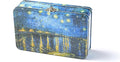 DAHO Metal Storage Box with Hinge for Office, School, Home, Makeup, Arts & Crafts and Accessories (Starry Night Over the Rhone) by Unknown