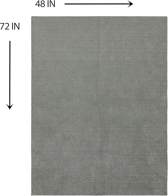 Mohawk Home Litter Box Moisture Barrier Mat Utility Solid Gray 4' X 6' Other Perfect for Kitchen, Living Room, Kids Room, Dining Room, Hallway, Office, Garage, Entryway, Bathroom, Laundry Room - Image 4