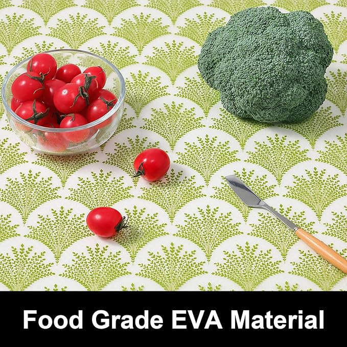 Cooyes Shelf Liners for Kitchen Cabinets, Refrigerator Liners Waterproof & Oil-Proof Kitchen Cupboard Liner Drawer Mats EVA Material Non Adhesive Fridge Liner for Shelves（11.8" W x 360" L） - Image 6