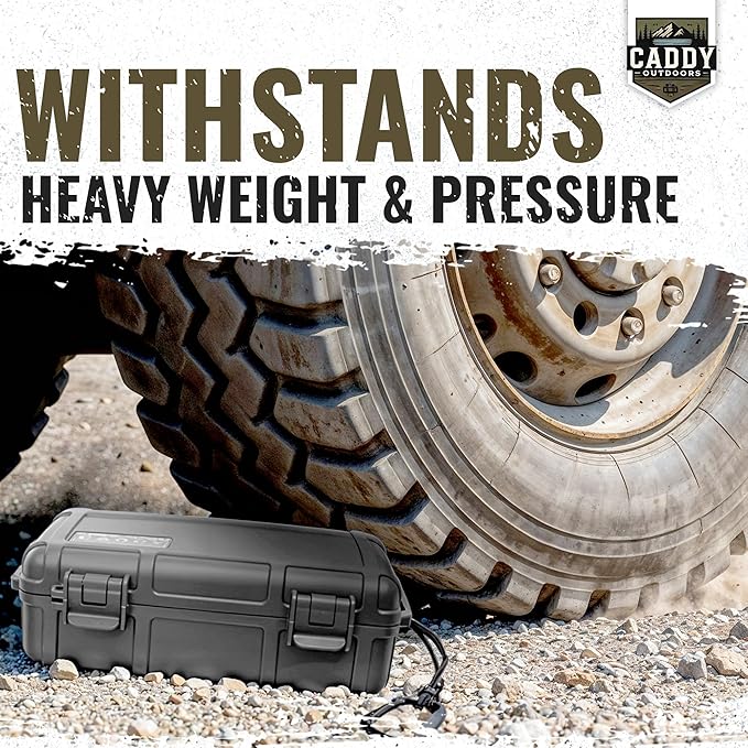 Waterproof Storage Case 1.2 L Capacity – Heavy-Duty Gear Box with Foam, Carabiner & Lanyard – Crushproof, Airtight Outdoor Container for Camping, Hiking, Fishing - Image 10