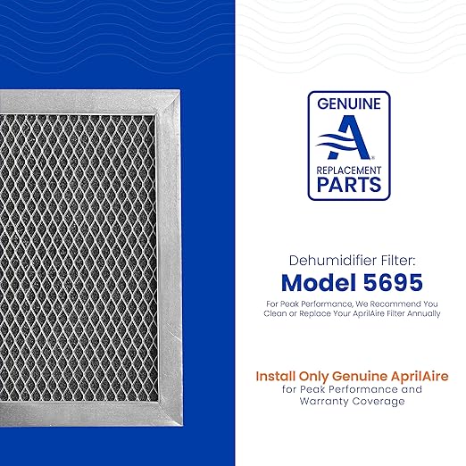 AprilAire 5695 Washable MERV 8 Dehumidifier Filter for Whole-House Dehumidifiers 1820 and E070, 8x11.5x1 (Pack of 1) - Image 5