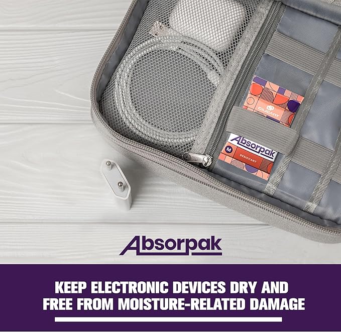 Absorpak Desiccant Packs for Storage - Silica Gel Packets Moisture Control - 500 pcs Small (2g each) - Silica Packets for Shoes, Clothes, Electronics, Moisture Absorbers for Food Pantries & Households - Image 6