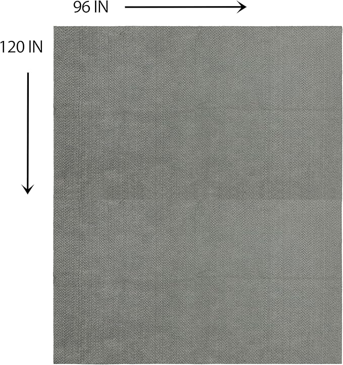 Mohawk Home Pet Play Pen Moisture Barrier Mat Utility Solid Gray 8' X 10' Other Perfect for Kitchen, Living Room, Kids Room, Dining Room, Hallway, Office, Garage, Entryway, Bathroom, Laundry Room - Image 2