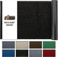 GORILLA GRIP Waterproof Traffic Guard Door Mat, Heavy Duty Entryway Mats, Strong Backing Commercial Utility Rugs for Office Hallway, Garage Floor and Home, Low Profile Carpet Runner, 29x17, Black by GorillaGrip