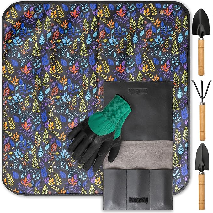 Indoor Gardening Tools Set with 28.7" Waterproof Plant Potting Mat by Unknown