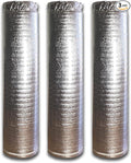 600Sqft AMERIQUE Premium 3 Mm Thick Flooring Underlayment Padding with Tape & Vapor Barrier 3 in 1 Heavy Duty Foam (600SF Total, 200SF/Roll), 600 Sq.'., Silver Chrome (Pack of 3) by AMERIQUE