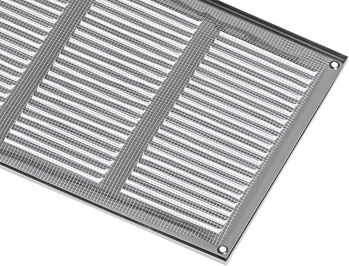 10x6 inch (Duct Opening) Vent Cover - Ventilation Covers for Wall and Ceiling - Stainless Steel Return Grille - HVAC AC Air Vents Register for Indoor and Outdoor Use with Mesh - Image 6
