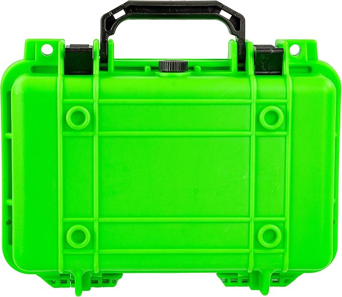 Eylar Protective Gear and Camera Hard Case Waterproof Dry Box with Foam 11.6 Inch 8.3 Inch 3.8 Inch (Neon Green) - Image 5