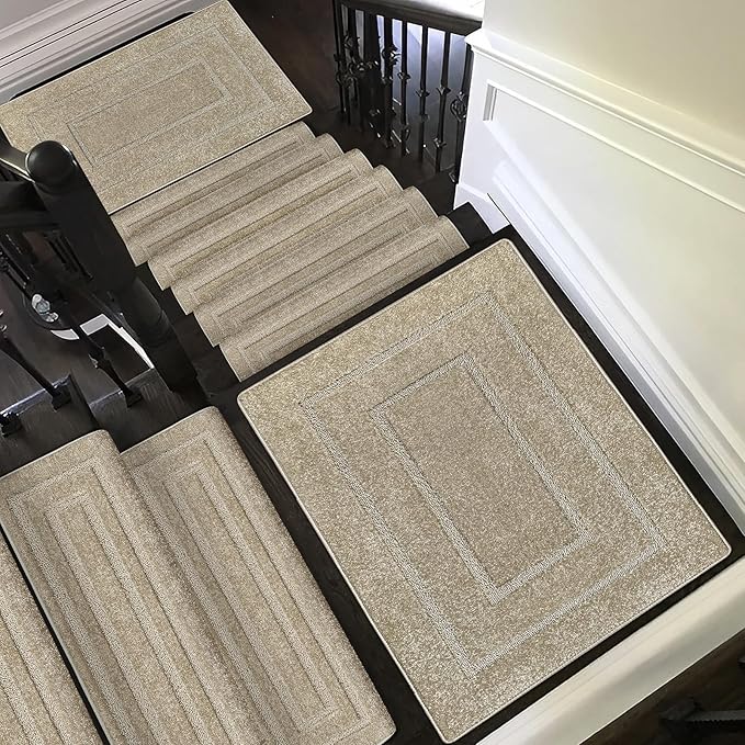PURE ERA Carpet Stair Tread Landing Mat Tape Free Self Adhesive Non Slip Skid Resistant Indoor Doormat Area Rug Floor Mat for Kitchen Bathroom Workstations Washable 2' X 3' - Image 6