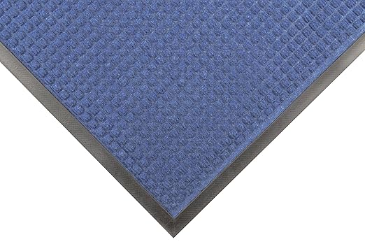NoTrax 2'x 3' Guzzler Commerical-Grade Entrance Mat, Dirt and Moisture Control, Rubber-Backed, Indoor/Outdoor, Slate Blue, 166 by NOTRAX%C2%AEPREMIUMFLOORMATTING
