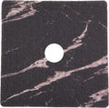 Enkosi Loofah Shower Mat with Drain Hole – Cushioned Anti-Slip Square Bath Mat for Showers, Wet Bathroom Floors – Textured PVC, Secure Non Slip Safety Pad for Walk-in Stalls (27x27 Marble Black) by ENKOSI
