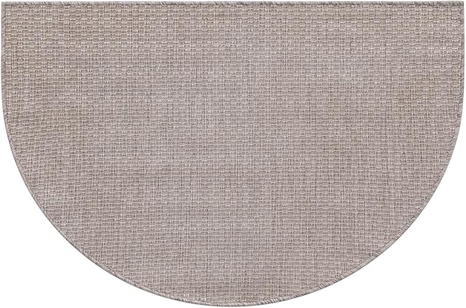Unique Loom Outdoor Solid Collection Area Rug (3' 1" x 6' 1" Hearth Beige/Ivory) - Image 3