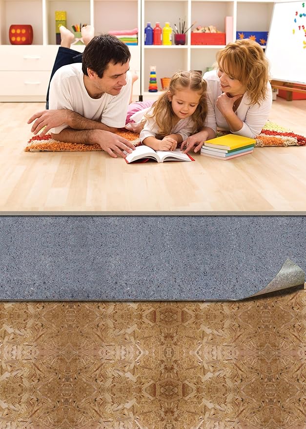 Laminate, Wood, and Tile Flooring Underlayment (Floating, Glue Down, or Nail Down)- Sound Reduction, Compression Resistant, Insulating 3'x33.3' Roll (Covers 100 sq. ft) INSUL100 - Image 11