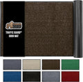 GORILLA GRIP Waterproof Traffic Guard Door Mat, 70x24, Heavy Duty Entryway Mats, Strong Backing Commercial Utility Rugs for Office Hallway, Garage Floor and Home, Low Profile Carpet Runner, Brown by GorillaGrip