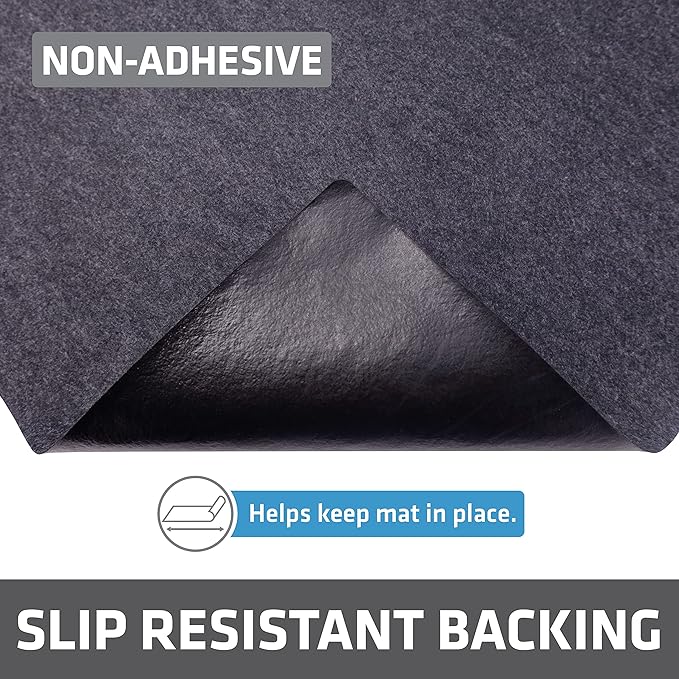 Drymate Premium Under Sink Mat, Waterproof Cabinet Protection Mats for Kitchen & Bathroom, Absorbent Shelf Liners, Slip-Resistant, Machine Washable (USA Made)(24”x29”)(Charcoal)(12-Pack) - Image 4