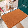 OLANLY Dog Door Mat for Muddy Paws 24x16, Absorbs Moisture and Dirt, Absorbent Non-Slip Washable Doormat, Quick Dry Chenille Mud Mat for Dogs, Entry Indoor Entryway Carpet for Inside Floor, Clay by OLANLY