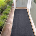 MaxMat® Industrial Grade Door Mat - Extra Large, Heavy Duty, Waterproof, Low-Profile, Easy to Clean Floor Mat (3 x 10 Feet, Grey, MXM-RIB0310GY) by MaxMat