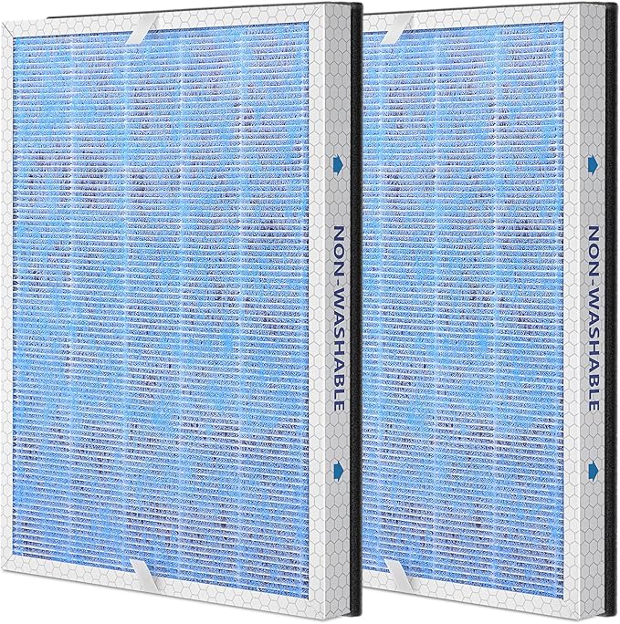MSA3 Replacement Filter, Compatible with Membrane Solutions MSA3/MSA3S Air Purifier,【Upgraded】3-in-1 Filter, 2-Pack - Standard Version by AddtoYourCart