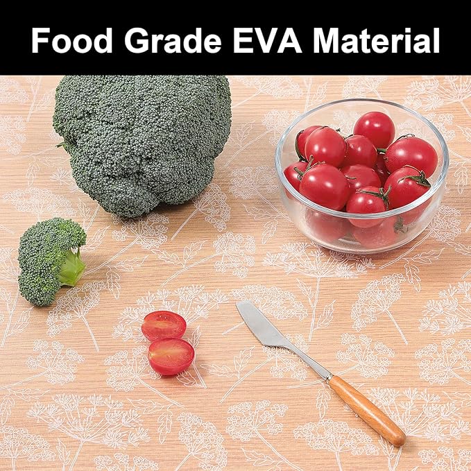 Cooyes Shelf Liners for Kitchen Cabinets, Refrigerator Liners Waterproof & Oil-Proof Kitchen Cupboard Liner Drawer Mats EVA Material Non Adhesive Fridge Liner for Shelves（17.5" W x 197" L） - Image 5