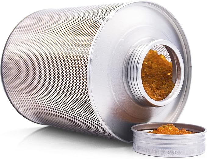 750 Grams 3 Pack Gun Safe Dehumidifier, Reusable Canister Desiccant Dehumidifier, Rechargeable 1.65 Lbs Indicating Silica Gel Orange To Green, Pack of 3 - Image 8