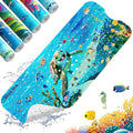 XIYUNTE Baby Bath Mat for Tub Non Slip Kids Bath Mat - 40''x16'' Extra Long Cartoon Bathtub Mat Non Slip Kids Shower Mat Eco-Friendly Toddler Bath Mats with Suction Cups, Machine Washable by XIYUNTE
