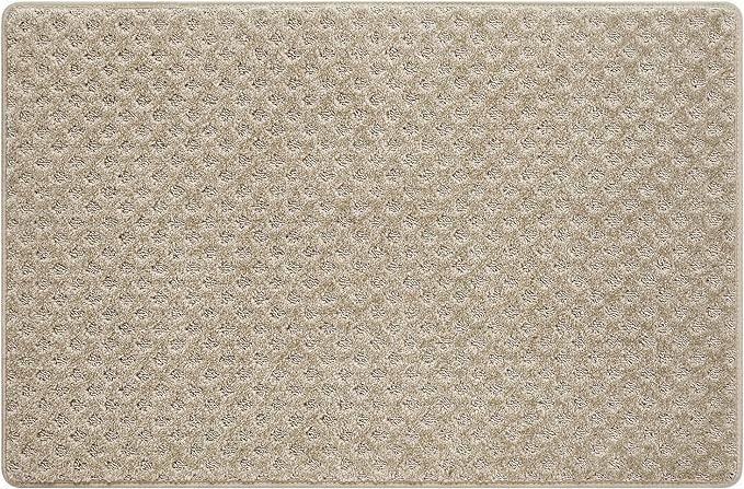 PURE ERA Carpet Stair Tread Landing Mat Tape Free Self Adhesive Non Slip Skid Resistant Indoor Doormat Area Rug Floor Mat for Kitchen Bathroom Workstations Washable 2' X 3' by PUREERA