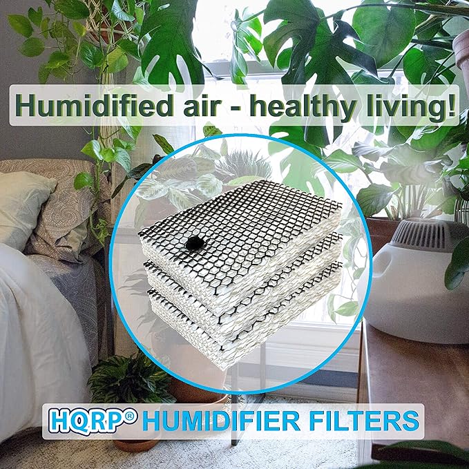 HQRP 108-Pack Wick Filter Compatible with Sunbeam SF235, SCM630, SCM630WC, SCM630BC, SCM631, SCM631C, SCM7808, SCM7809 Humidifiers, Replacement for Holmes HWF100 HWF100CS HM630 HM729 (36 * 3X) - Image 6