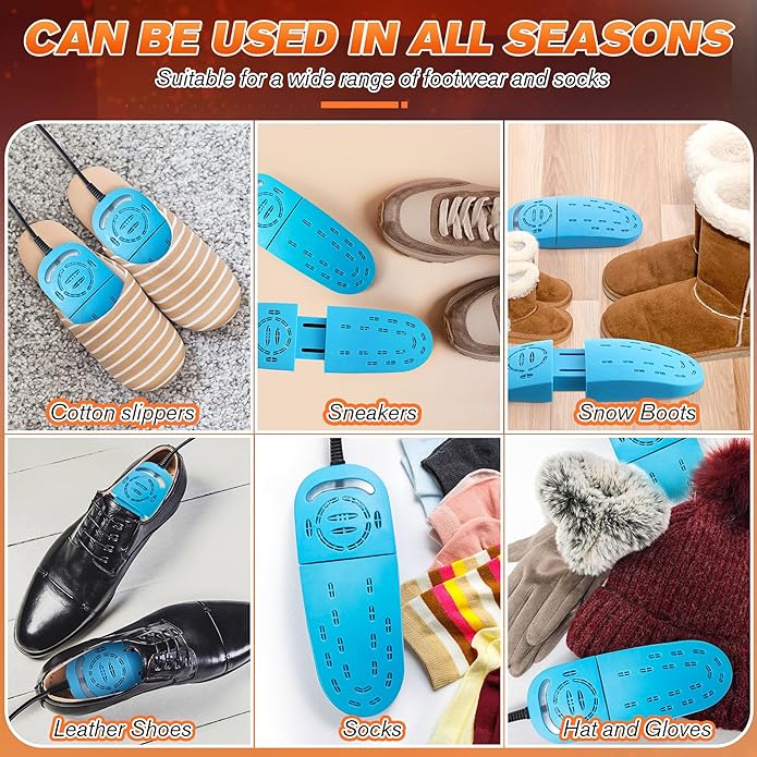 Shoe Dryers Portable, Boot Dryer, Telescopic Electric Shoe Warmer Machine for Sneaker Socks Gloves - Image 5