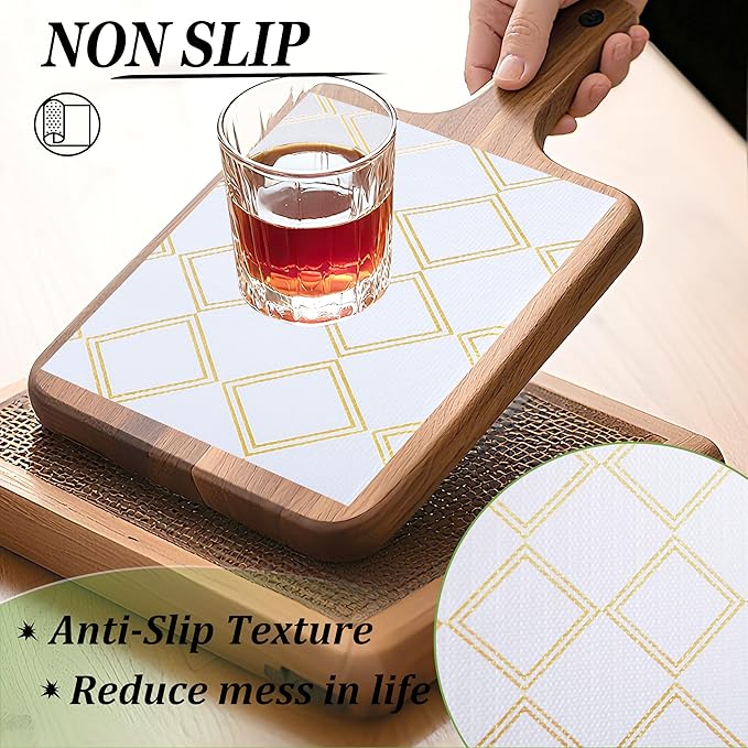 Kitchen Drawer Liners Waterproof 18 Inch X 20 Ft Shelf Liners for Kitchen Cabinets No Slip Cabinet Liners Non Adhesive Grip Closet Shelf Paper for Bathroom Fridge Cupboard Pantry Dress - Image 3