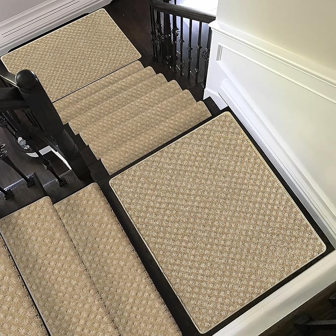 PURE ERA Carpet Stair Tread Landing Mat Tape Free Self Adhesive Non Slip Skid Resistant Indoor Doormat Area Rug Floor Mat for Kitchen Bathroom Workstations Washable 2' X 3' - Image 6