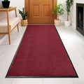 MaxMat® Extra Large Commercial Door Mat, Rubber Border Heavy Duty Door Mat, Waterproof, Low-Profile, Easy to Clean, Rubber Entry Mat. (Red, 4 x 8 Feet) by MaxMat