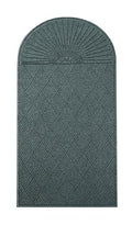 Guardian EcoGuard Diamond w/Single Fan Indoor Wiper Floor Mat, Recycled Plactic and Rubber, 4'x8', Charcoal Black by GuardianFloorProtection
