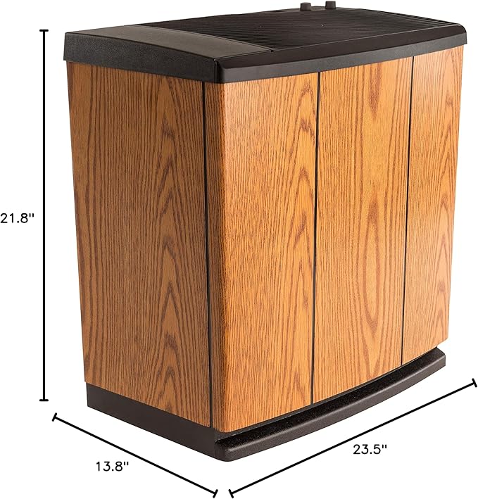 AIRCARE Digital Whole-House Console-Style Evaporative Humidifier (Light Oak) - Image 9