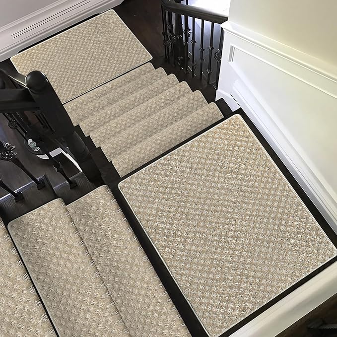 PURE ERA Carpet Stair Tread Landing Mat Tape Free Self Adhesive Non Slip Skid Resistant Indoor Doormat Area Rug Floor Mat for Kitchen Bathroom Workstations Washable 2' X 3' - Image 6