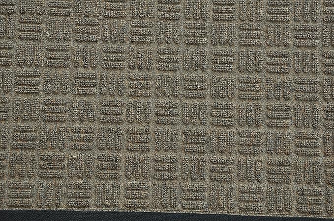 Kempf Water Retainer Front Door Mat, 24” x 36”, Brown, Outdoor Indoor Entrance, Non-Slip, Low Profile, Natural Rubber Doormat, Traps Dirt and Moisture - Image 4
