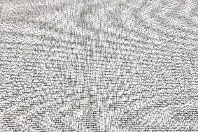 Unique Loom Collection Casual Transitional Solid Heathered Indoor/Outdoor Flatweave Area Rug (7' 1" x 10' Rectangle, Light Gray/Ivory) - Image 6